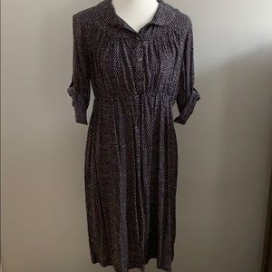 Motherhood Maternity navy dress - L